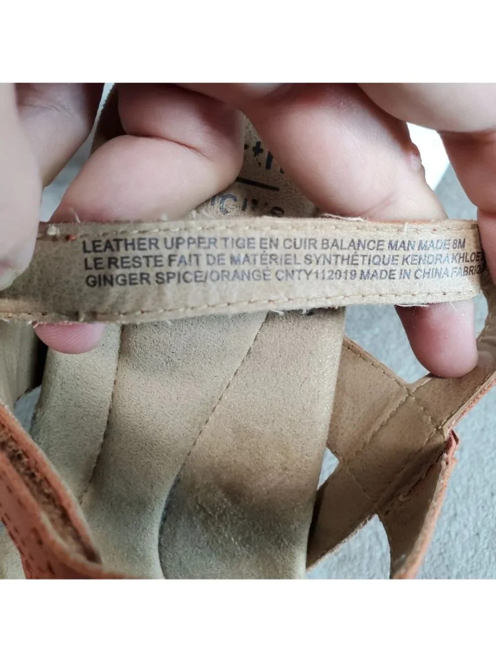 Earth Origins Shoes Womens Size 8 Origins Kendra Khloe Brown Wedge Sandals *Read